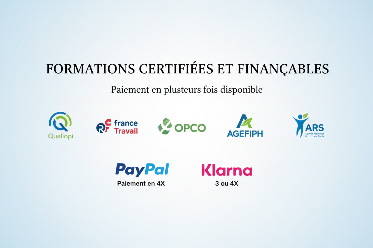 Bannière INAYALISS ACADEMY avec ARS - Klarna 3 ou 4X