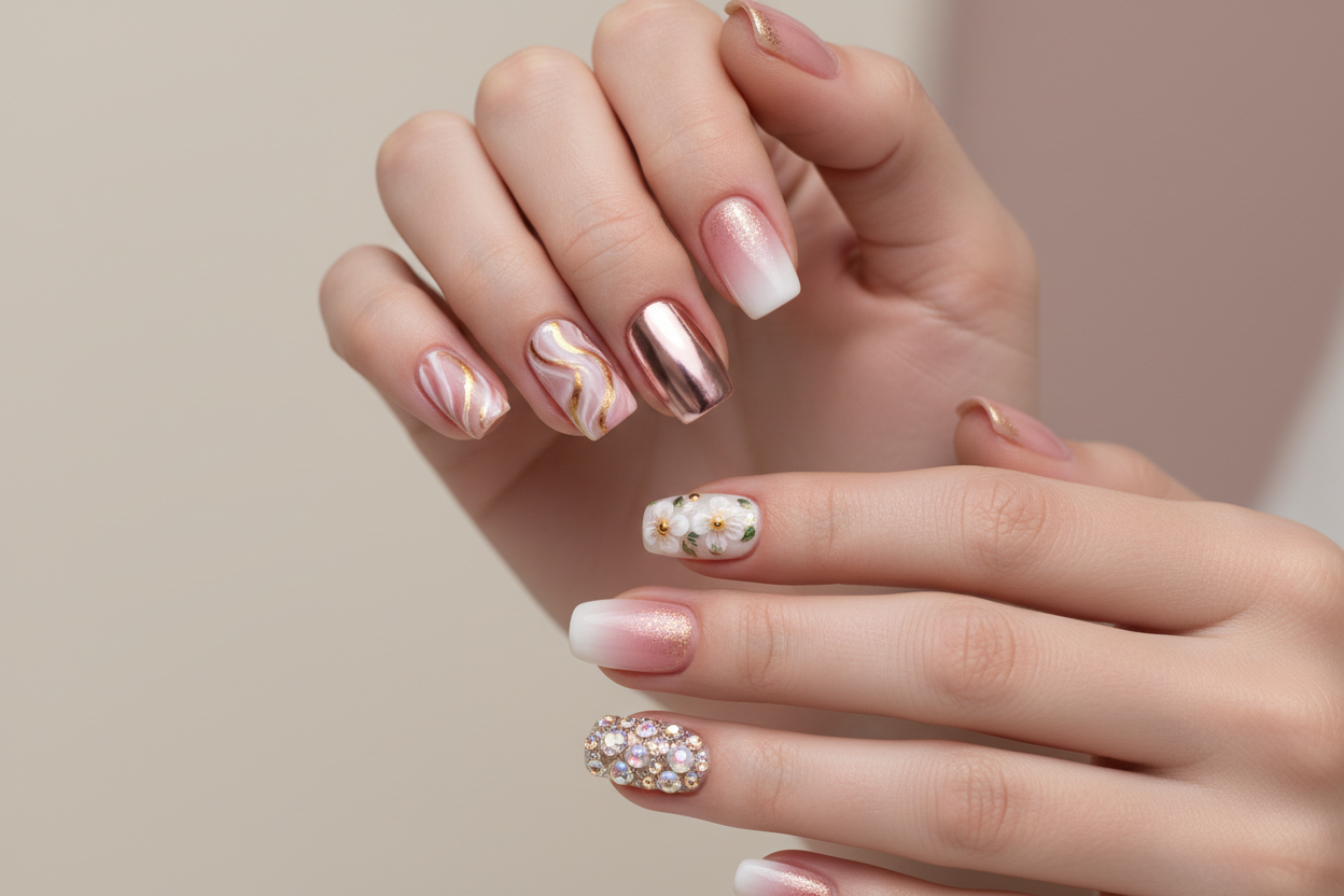 ongle avec nails art
