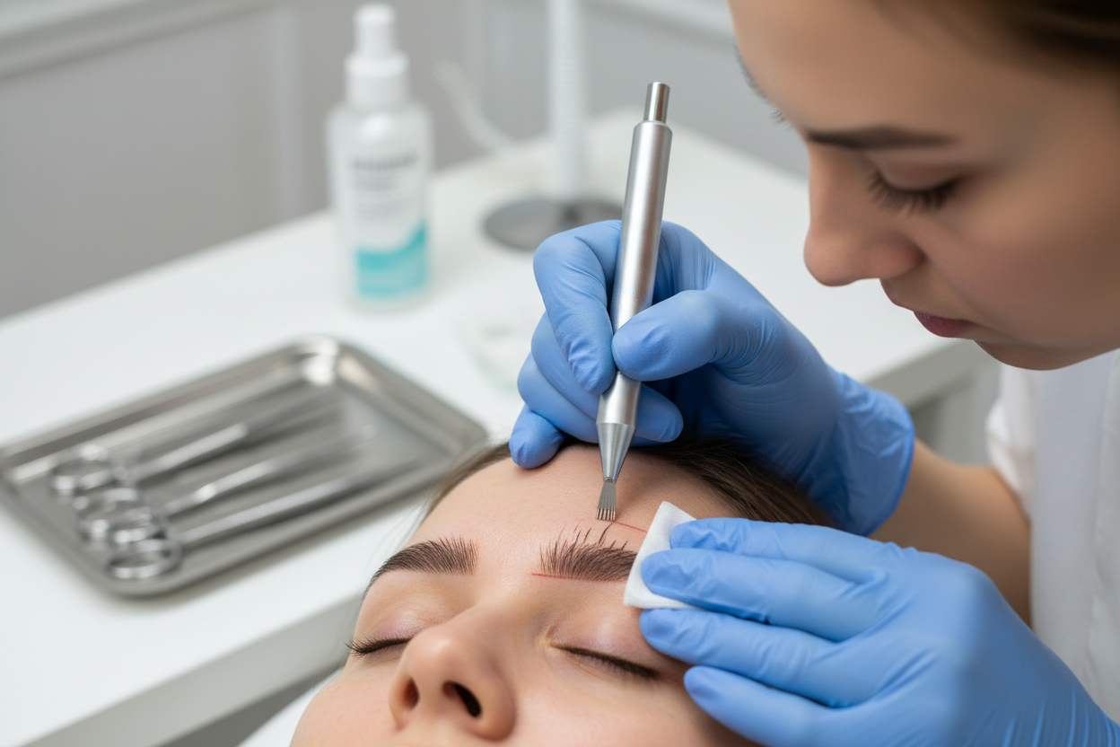 SOURCILS MICROBLADING
